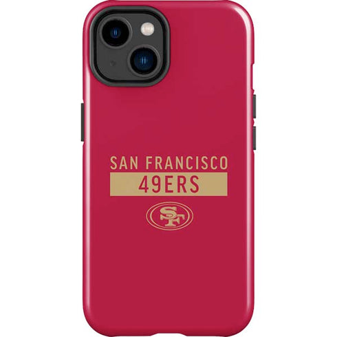 NFL San Francisco 49ers Red Performance Series iPhone 15 Plus Impact Case