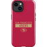 NFL San Francisco 49ers Red Performance Series iPhone 15 Plus Impact Case
