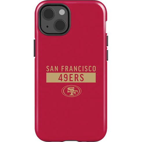NFL San Francisco 49ers Red Performance Series iPhone 15 Impact Case