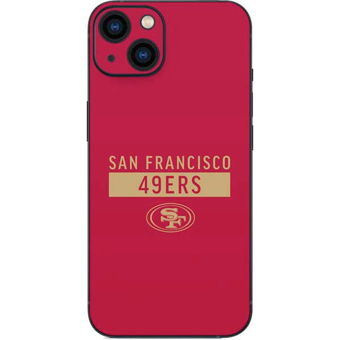 NFL San Francisco 49ers Red Performance Series iPhone 15 Plus Skin