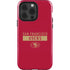 NFL San Francisco 49ers Red Performance Series iPhone 15 Pro Impact Case
