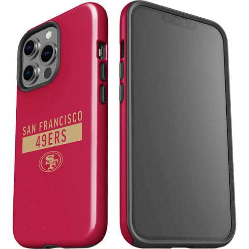 NFL San Francisco 49ers Red Performance Series iPhone 14 Pro Impact Case
