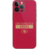 NFL San Francisco 49ers Red Performance Series iPhone 14 Pro Max Skin