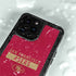 NFL San Francisco 49ers Red Performance Series iPhone 14 Pro Max Waterproof Case