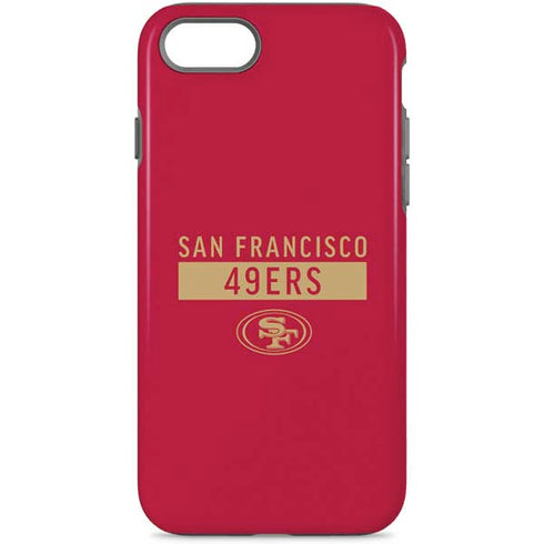 NFL San Francisco 49ers Red Performance Series iPhone 8 Pro Case