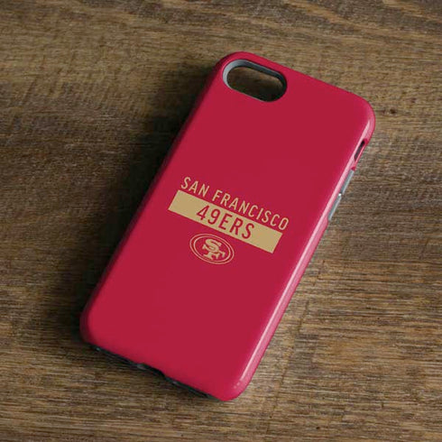 NFL San Francisco 49ers Red Performance Series iPhone 8 Pro Case