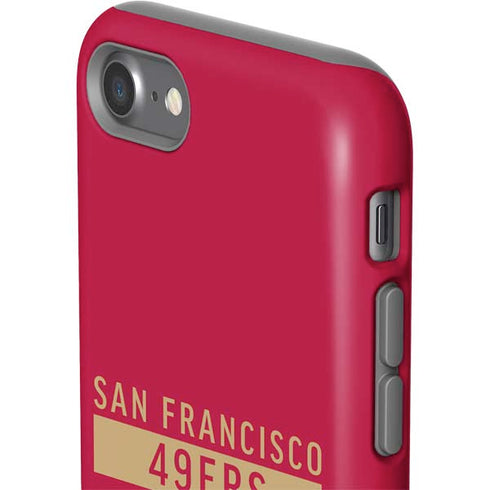 NFL San Francisco 49ers Red Performance Series iPhone SE (2nd & 3rd Gen) Pro Case