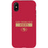 NFL San Francisco 49ers Red Performance Series iPhone X Pro Case