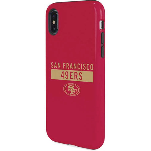 NFL San Francisco 49ers Red Performance Series iPhone X Pro Case