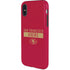 NFL San Francisco 49ers Red Performance Series iPhone X Pro Case
