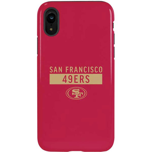 NFL San Francisco 49ers Red Performance Series iPhone XR Pro Case