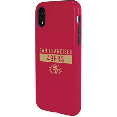 NFL San Francisco 49ers Red Performance Series iPhone XR Pro Case