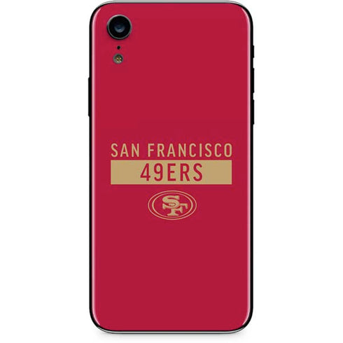 NFL San Francisco 49ers Red Performance Series iPhone XR Skin