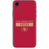 NFL San Francisco 49ers Red Performance Series iPhone XR Skin