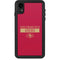 NFL San Francisco 49ers Red Performance Series iPhone XR Waterproof Case