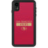 NFL San Francisco 49ers Red Performance Series iPhone XR Waterproof Case