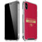NFL San Francisco 49ers Red Performance Series iPhone XS Max Clear Case
