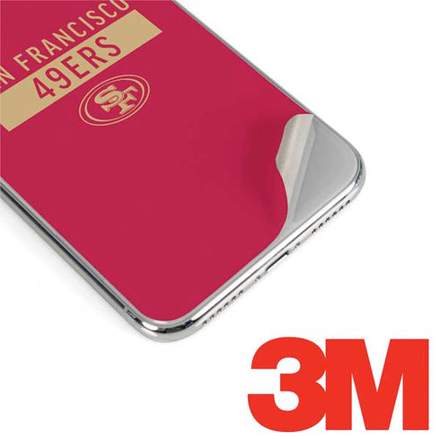 NFL San Francisco 49ers Red Performance Series iPhone XS Max Skin