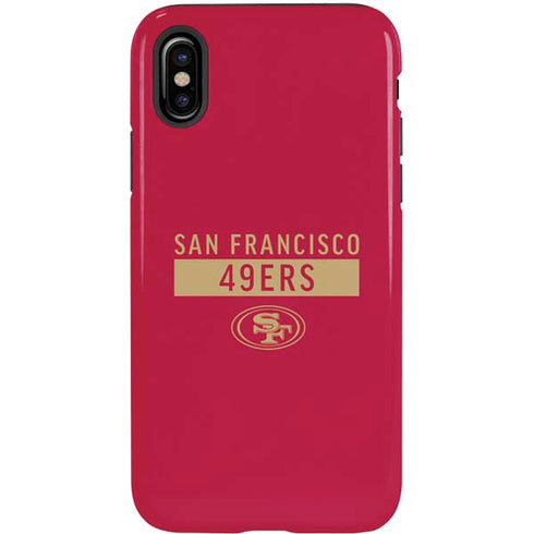 NFL San Francisco 49ers Red Performance Series iPhone XS Pro Case