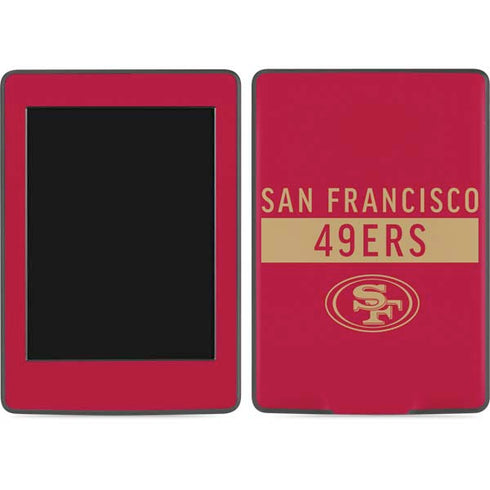 NFL San Francisco 49ers Red Performance Series Amazon Kindle Skin
