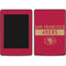 NFL San Francisco 49ers Red Performance Series Amazon Kindle Skin