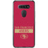NFL San Francisco 49ers Red Performance Series LG K51/Q51 Clear Case