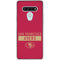 NFL San Francisco 49ers Red Performance Series LG Stylo 6 Clear Case