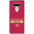 NFL San Francisco 49ers Red Performance Series LG Stylo 6 Clear Case