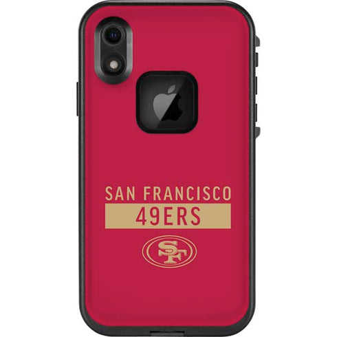 NFL San Francisco 49ers Red Performance Series LifeProof Fre iPhone Skin