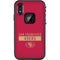 NFL San Francisco 49ers Red Performance Series LifeProof Fre iPhone Skin