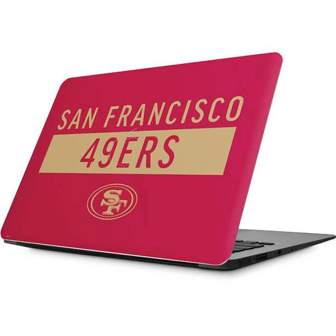 NFL San Francisco 49ers Red Performance Series Apple MacBook Skin
