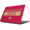 NFL San Francisco 49ers Red Performance Series Apple MacBook Skin