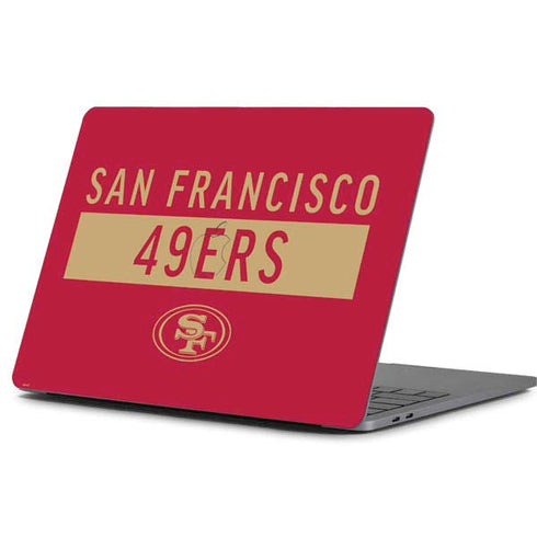 NFL San Francisco 49ers Red Performance Series Apple MacBook Pro 13-inch Skin