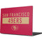 NFL San Francisco 49ers Red Performance Series MacBook Pro 14in (2021-24) Skin