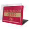 NFL San Francisco 49ers Red Performance Series MacBook Pro 16in (2019-20) Case plus Skin
