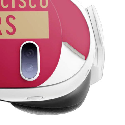 NFL San Francisco 49ers Red Performance Series Meta Quest 3 Skin