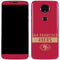 NFL San Francisco 49ers Red Performance Series Moto E5 Plus Skin