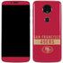 NFL San Francisco 49ers Red Performance Series Moto E5 Plus Skin