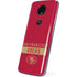 NFL San Francisco 49ers Red Performance Series Moto E5 Plus Skin
