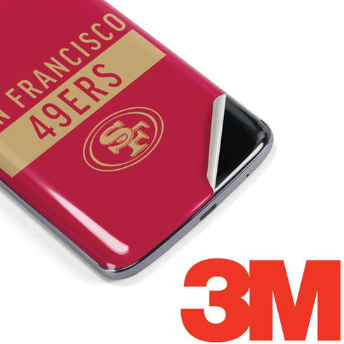 NFL San Francisco 49ers Red Performance Series Moto E5 Plus Skin