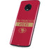 NFL San Francisco 49ers Red Performance Series Moto G6 Skin