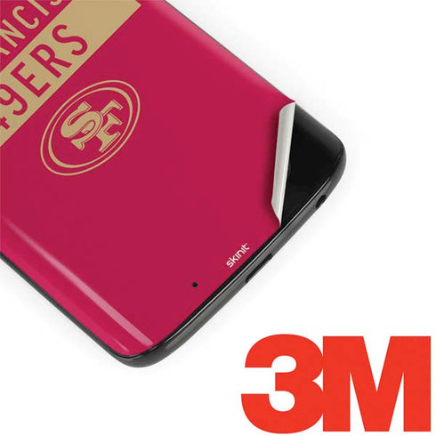 NFL San Francisco 49ers Red Performance Series Moto G6 Skin