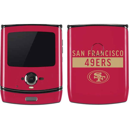 NFL San Francisco 49ers Red Performance Series Motorola RAZR Skin