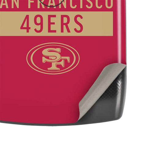 NFL San Francisco 49ers Red Performance Series Motorola RAZR Skin