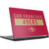 NFL San Francisco 49ers Red Performance Series MSI GS65 Stealth Laptop Skin