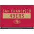 NFL San Francisco 49ers Red Performance Series MSI GS65 Stealth Laptop Skin