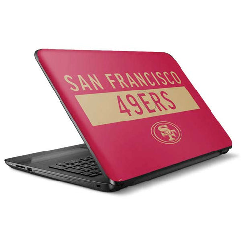 NFL San Francisco 49ers Red Performance Series HP Notebook Skin