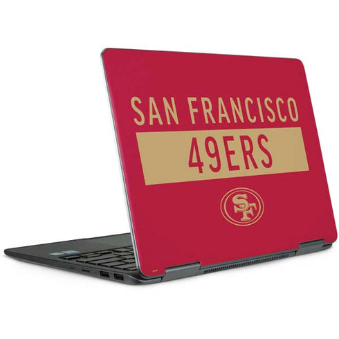NFL San Francisco 49ers Red Performance Series Notebook 9 Pro 13in (2017) Skin