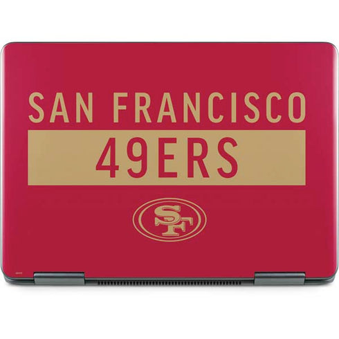 NFL San Francisco 49ers Red Performance Series Notebook 9 Pro 13in (2017) Skin