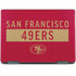 NFL San Francisco 49ers Red Performance Series Notebook 9 Pro 13in (2017) Skin